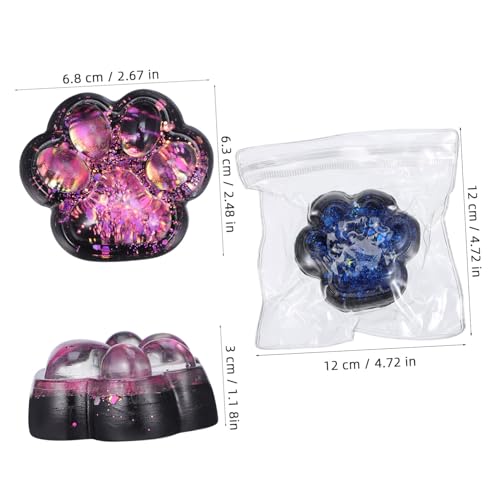 HONITANO 3 Stück Teiliges Squishy Katzenpfoten aus Robustem TPR Weiche Niedliche Stressspielzeuge zum Quetschen für Teenager und Erwachsene Tragbare Leichte Sensorik spielzeuge für Party von HONITANO
