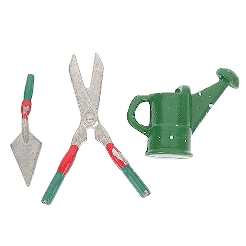 HONITANO 3 Teiliges Puppenhaus Bauernhofwerkzeug Mini Pflanzen Ornamente Für Puppenhausmöbel Kunstpflanze Kinderspielzeug Mini Ornamente Miniatur Miniatur Grüne von HONITANO