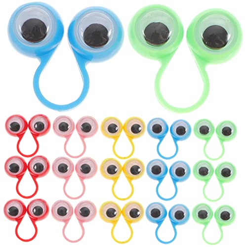 HONITANO 30 Stück Augenring Toys Finger Puppets Toys for spielsachen Children Toys Partygeschenke Kinderparty Gefälligkeiten Augapfelringe aus Kunststoff Plastik HONITANO 30 Stück Augenring Toys Finger Puppets Toys for spielsachen Children Toys Partygeschenke Kinderparty Gefälligkeiten Augapfelringe aus Kunststoff Plastik von HONITANO