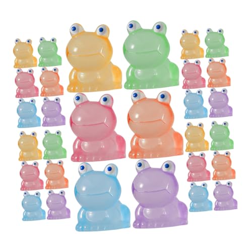 HONITANO 30 Stück Mikro-landschaftsfrosch Lustig Kleine Enten Kleinkindspielzeug Frosch Feengartenverzierung Dinosaurier- Frösche Schlange Ente Plüsch Harz HONITANO 30 Stück Mikro-landschaftsfrosch Lustig Kleine Enten Kleinkindspielzeug Frosch Feengartenverzierung Dinosaurier- Frösche Schlange Ente Plüsch Harz von HONITANO