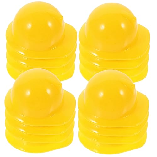 HONITANO 30 Stück Teiliges Mini Sicherheitshelme aus Kunststoff Realistische Mini Baustellenhelme Leichte Bequeme Kopfbedeckungen für Haustiere und Puppen Vielseitig Einsetzbar als von HONITANO