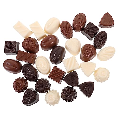 HONITANO 30 Stück gefälscht Choc künstliche Schokolade Stütze biegbar Schaufensterdekoration Geschenkidee Schaufenster-Dekoration Puppenhausdekoration Faux-Dessert simulierte Schokolade PVC HONITANO 30 Stück gefälscht Choc künstliche Schokolade Stütze biegbar Schaufensterdekoration Geschenkidee Schaufenster-Dekoration Puppenhausdekoration Faux-Dessert simulierte Schokolade PVC von HONITANO