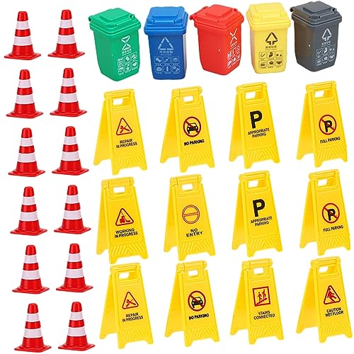 HONITANO 37 Stück Kognitives Unterrichten Lehrreich Zeichen Klein Zapfen Lernen Im Alter Von 5-8 Jahren Leitkegel Für Mini- Plastik von HONITANO