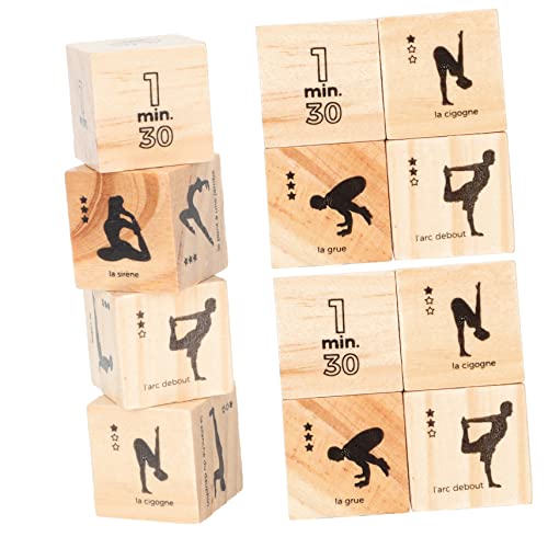HONITANO 3sätze Fitness Würfelspiel Würfel Für Fitnessübungen Yoga Spaß Beim Spielen Für Familie Und Freunde Leicht Und Tragbar Für Zuhause Und Partys von HONITANO