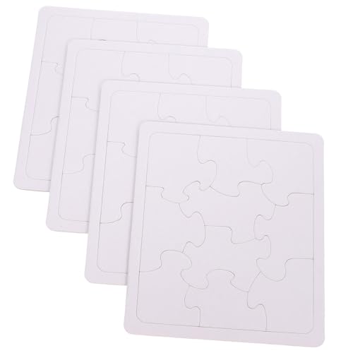 HONITANO 4 Blätter Blanko Puzzles zum Bemalen Quadratische Puzzleteile DIY Bastelspielzeug für Kreatives Malen Konzentration und Problemlösung Geburtstag HONITANO 4 Blätter Blanko Puzzles zum Bemalen Quadratische Puzzleteile DIY Bastelspielzeug für Kreatives Malen Konzentration und Problemlösung Geburtstag von HONITANO
