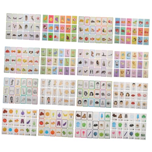 HONITANO 4 Boxen Lernkarten Tiere Früchte Früherziehung Lernspielzeug Interessante Kognitive Flashcards für Jungen und Mädchen Kinderzubehör HONITANO 4 Boxen Lernkarten Tiere Früchte Früherziehung Lernspielzeug Interessante Kognitive Flashcards für Jungen und Mädchen Kinderzubehör von HONITANO