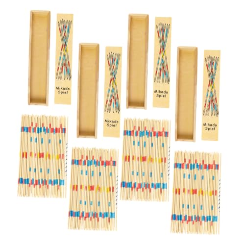 HONITANO 4 Boxen Teiliges Holz Spielset Pick Up Sticks Lernspielzeug zur Konzentrationsförderung Familien Spiel für Drinnen und Draußen Geeignet HONITANO 4 Boxen Teiliges Holz Spielset Pick Up Sticks Lernspielzeug zur Konzentrationsförderung Familien Spiel für Drinnen und Draußen Geeignet von HONITANO