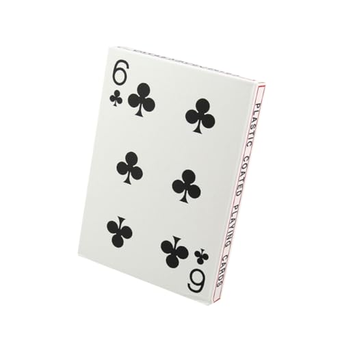 HONITANO 4 Kartenspiel Brettspiel-Poker Pokerkarte Aus Papier Große Spielkarten Kreative Pokerkarten Weiß HONITANO 4 Kartenspiel Brettspiel-Poker Pokerkarte Aus Papier Große Spielkarten Kreative Pokerkarten Weiß von HONITANO