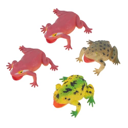 HONITANO 4 STÜCKE Quetschspielzeug Frosch mit Realistischem Geräusch Lustiges Plastikspielzeug als Scherzartikel für Erwachsene Mischbare Modelle Sicher und Spaßig für Partyspaß HONITANO 4 STÜCKE Quetschspielzeug Frosch mit Realistischem Geräusch Lustiges Plastikspielzeug als Scherzartikel für Erwachsene Mischbare Modelle Sicher und Spaßig für Partyspaß von HONITANO