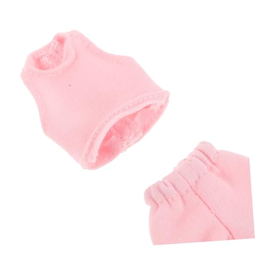 HONITANO 4 Sätze Sommer Puppenkleidung Set Sportliche Weste und Hose Passgenaues Puppenkostüm für Puppen Vielseitige Accessoires für Rollenspiele und Kreatives von HONITANO