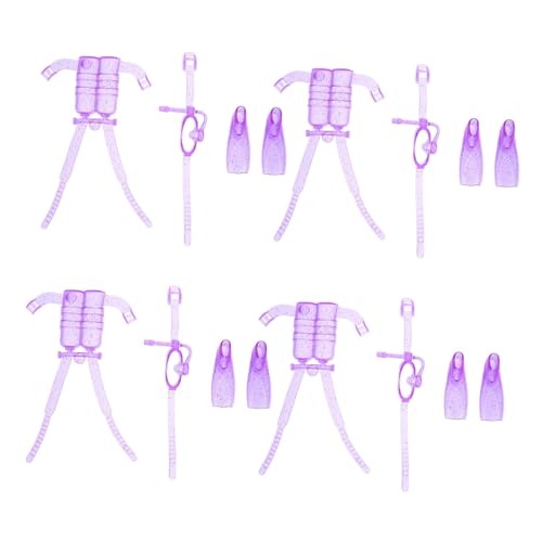 HONITANO 4 Sätze Teiliges Mini tauchset für Puppen mit Realistischem Sauerstoffzylinder Taucherbrille und Flossen Doll Snorkeling Gear Puppen Tauchausrüstung für Schwimmpuppen HONITANO 4 Sätze Teiliges Mini tauchset für Puppen mit Realistischem Sauerstoffzylinder Taucherbrille und Flossen Doll Snorkeling Gear Puppen Tauchausrüstung für Schwimmpuppen von HONITANO