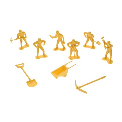 HONITANO 4 Sets Simulation Engineering Suite Engineering Puppe Sandtisch DIY Materialien Miniaturfiguren Stehende Winzige Menschen Arbeiter Figuren Mini Menschen Modelle Gelb Kunststoff HONITANO 4 Sets Simulation Engineering Suite Engineering Puppe Sandtisch DIY Materialien Miniaturfiguren Stehende Winzige Menschen Arbeiter Figuren Mini Menschen Modelle Gelb Kunststoff von HONITANO