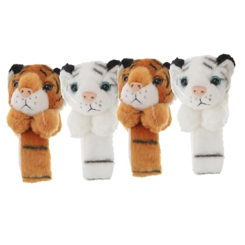 HONITANO 4 Stck Teiliges Slap armband Weißen und Gelben Tiger stofftieren Dekorative Tier slap armbänder als Kinderspielzeug Weiche Plüsch armbänder Party mitgebsel HONITANO 4 Stck Teiliges Slap armband Weißen und Gelben Tiger stofftieren Dekorative Tier slap armbänder als Kinderspielzeug Weiche Plüsch armbänder Party mitgebsel von HONITANO