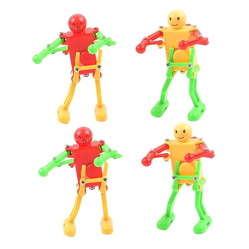 HONITANO 4 Stück Aufziehsoldat deko kinderspielzeug kinderknallzeug deko fürs Schlafzimmer dekompressions Soldaten-Puppen- Plastikpuppendekor Desktop - Abs von HONITANO
