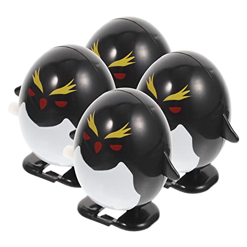 HONITANO 4 Stück Clockwork Penguin - adventsgeschenke funnytoys lustig Gehendes Fun Toy Kinderspiele Partyspielzeug lustige Aufziehspielzeuge Plastik von HONITANO
