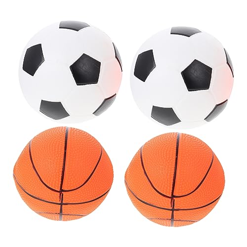 HONITANO 4 Stück Fußball-Basketball- für kinderspielzeug Leichtgewichtiges aufblasbarer Football badketball Fußballspielzeug aufblasbares PVC HONITANO 4 Stück Fußball-Basketball- für kinderspielzeug Leichtgewichtiges aufblasbarer Football badketball Fußballspielzeug aufblasbares PVC von HONITANO