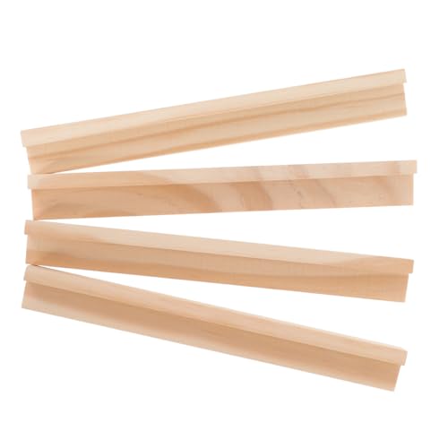 HONITANO 4 Stück Holz Domino Ständer Holzbasis für DIY Buchstaben Display Trays Praktisches Spielzubehör für Erwachsene Ergonomisch und Natürliche Holzoptik HONITANO 4 Stück Holz Domino Ständer Holzbasis für DIY Buchstaben Display Trays Praktisches Spielzubehör für Erwachsene Ergonomisch und Natürliche Holzoptik von HONITANO