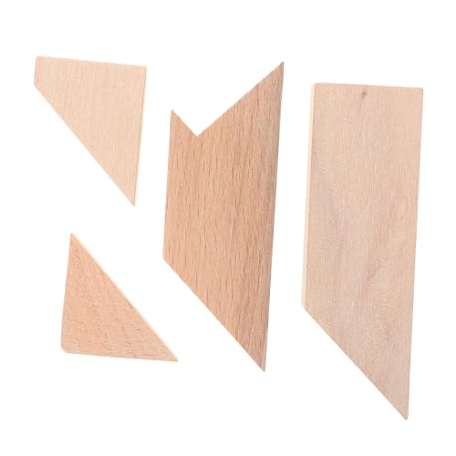 HONITANO 4 Stück Holz T Form Puzzle Teiliges Gehirntrainer Holzpuzzle für Erwachsene und Stem Lernspielzeug Kognitives Denkspiel HONITANO 4 Stück Holz T Form Puzzle Teiliges Gehirntrainer Holzpuzzle für Erwachsene und Stem Lernspielzeug Kognitives Denkspiel von HONITANO