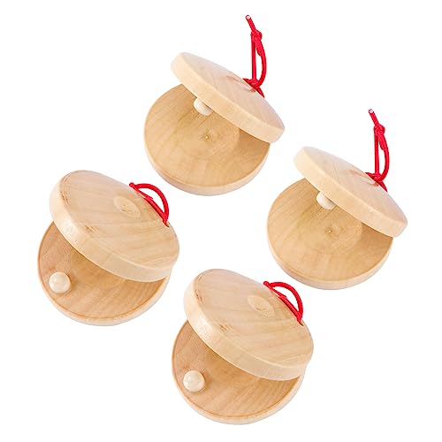 HONITANO 4 Stück Holzspielzeug für Handheld Klangplatten Musikinstrument Rhythmus und Musikalität für Kleinkinder und Vorschulkinder HONITANO 4 Stück Holzspielzeug für Handheld Klangplatten Musikinstrument Rhythmus und Musikalität für Kleinkinder und Vorschulkinder von HONITANO