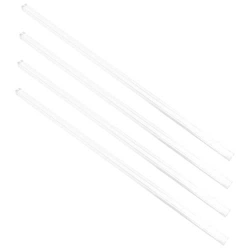 HONITANO 4 Stück Kristall Mahjong Push Stick Teiliges Multifunktionaler Mahjong Pusher und Ruler Mini Stilvolles Transparentes Design für Zuhause und Profi Spieler von HONITANO