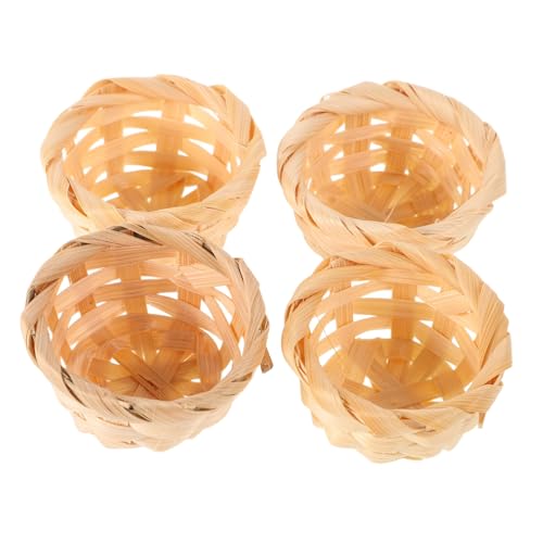 HONITANO 4 Stück Mini Bambuskorb Mini Picknickkorb Kleiner Geflochtener Korb Miniaturkorb Blumenkorb Mini Einkaufskorb Puppenhaus Mini Korb Mini Puppenhaus Zubehör Beige Rattan HONITANO 4 Stück Mini Bambuskorb Mini Picknickkorb Kleiner Geflochtener Korb Miniaturkorb Blumenkorb Mini Einkaufskorb Puppenhaus Mini Korb Mini Puppenhaus Zubehör Beige Rattan von HONITANO