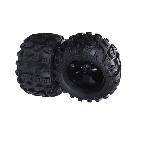 HONITANO 4 Stück Mini-Fahrzeugrad Rad Modellbauzubehör handgefertigtes Spielzeugautorad Ersatzrad Felge DIY Autospielzeugzubehör DIY-Rad Auto Spielzeugrad Black von HONITANO
