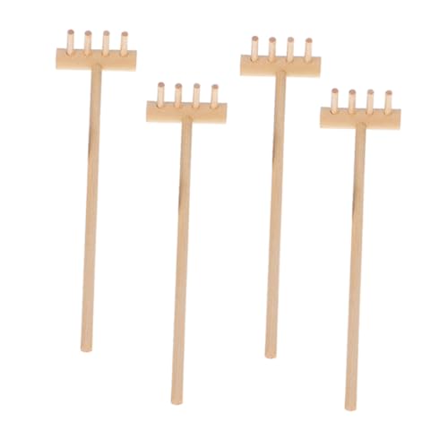 HONITANO 4 Stück Mini-Holzrechen und Sandrechen Spielsand für Sandkasten Strand Bausätze Sandsack holzspielzeug Sandspielzeug Sandtischrechen Kleiner Rechen Sandkastenrechen Khaki HONITANO 4 Stück Mini-Holzrechen und Sandrechen Spielsand für Sandkasten Strand Bausätze Sandsack holzspielzeug Sandspielzeug Sandtischrechen Kleiner Rechen Sandkastenrechen Khaki von HONITANO