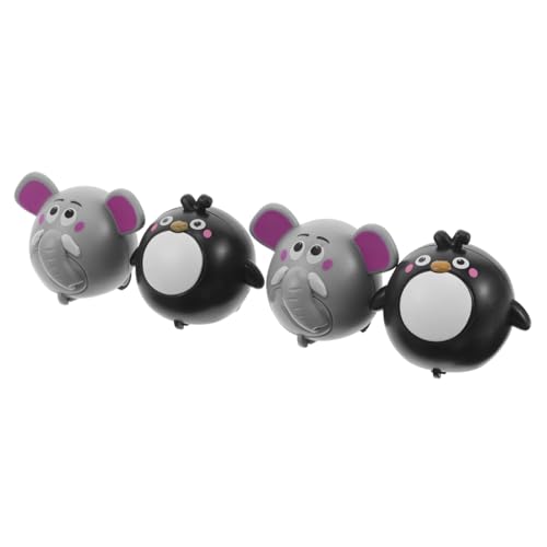 HONITANO 4 Stück Mini-Rückziehauto spielzeugautos Set lustige Autos kinderspielzeug Autos Geschenkideen Spielzeugautos zurückziehen Cartoon-Autospielzeug pp von HONITANO