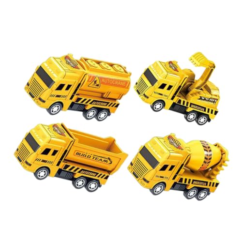 HONITANO 4 Stück Pull Back Engineering Fahrzeug Kleinkind Lkws Mini Kleiner BAU LKW Modell Pull Back Kleinauto Bauauto Kleine Pull Back Autos Kunststoff Gelb HONITANO 4 Stück Pull Back Engineering Fahrzeug Kleinkind Lkws Mini Kleiner BAU LKW Modell Pull Back Kleinauto Bauauto Kleine Pull Back Autos Kunststoff Gelb von HONITANO