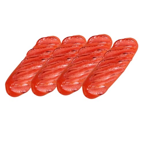 HONITANO 4 Stück Realistische Teilig Künstliche Bratwurst Miniatur Lebensnahes Food Photography Prop Dekoratives Hot Dog Modell für Küche Restaurant Grillfans Vielseitige Deko und HONITANO 4 Stück Realistische Teilig Künstliche Bratwurst Miniatur Lebensnahes Food Photography Prop Dekoratives Hot Dog Modell für Küche Restaurant Grillfans Vielseitige Deko und von HONITANO
