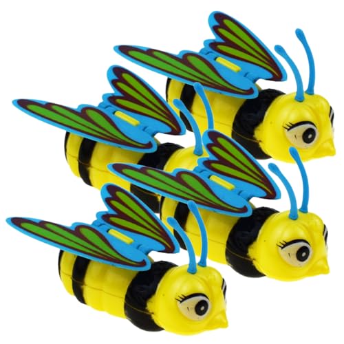 HONITANO 4 Stück Teiliges Aufziehspielzeug Bienenform Niedlich Langlebig Windup Geschenk für Jungen Mädchen Spaß Geschenk HONITANO 4 Stück Teiliges Aufziehspielzeug Bienenform Niedlich Langlebig Windup Geschenk für Jungen Mädchen Spaß Geschenk von HONITANO