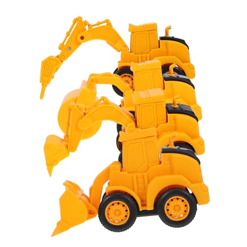HONITANO 4 Stück Teiliges Baufahrzeuge Bagger und LKW Modell Realistisch Robust für Jungen und Mädchen Koordination und Spielspaß HONITANO 4 Stück Teiliges Baufahrzeuge Bagger und LKW Modell Realistisch Robust für Jungen und Mädchen Koordination und Spielspaß von HONITANO