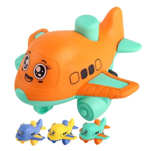 HONITANO 4 Stück Teiliges Cartoon Flugzeug Bunte Trägheitsautos für Interaktive Drück Flugzeug Modelle Motorik Leicht für Geburtstagsgeschenke HONITANO 4 Stück Teiliges Cartoon Flugzeug Bunte Trägheitsautos für Interaktive Drück Flugzeug Modelle Motorik Leicht für Geburtstagsgeschenke von HONITANO