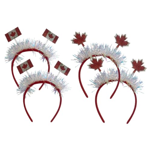 HONITANO 4 Stück Teiliges Haarschmuck mit Kreativen Ahornblatt Designs Leichter Haarreifen für Festival Kostüm Party Komfortabel und Sicher Sitzend für Frauen und Feierlichkeiten HONITANO 4 Stück Teiliges Haarschmuck mit Kreativen Ahornblatt Designs Leichter Haarreifen für Festival Kostüm Party Komfortabel und Sicher Sitzend für Frauen und Feierlichkeiten von HONITANO