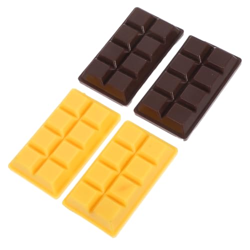HONITANO 4 Stück Teiliges Künstliche Schokolade aus Resin Realistische Deko für Hochzeiten Partys Fotorequisiten Vivid Farben Pflegeleicht für Restaurants und Präsentationen HONITANO 4 Stück Teiliges Künstliche Schokolade aus Resin Realistische Deko für Hochzeiten Partys Fotorequisiten Vivid Farben Pflegeleicht für Restaurants und Präsentationen von HONITANO