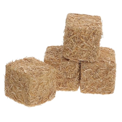 HONITANO 4 Stück Teiliges Mini Heuhaufen Detailgetreue Herbst Dekoration für Garten und Bauernhof Wetterfeste Imitation mit Natürlichem Strohballen Look für DIY Szene und Outdoor deko HONITANO 4 Stück Teiliges Mini Heuhaufen Detailgetreue Herbst Dekoration für Garten und Bauernhof Wetterfeste Imitation mit Natürlichem Strohballen Look für DIY Szene und Outdoor deko von HONITANO