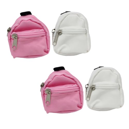 HONITANO 4 Stück Teiliges Mini Puppenrucksack Realistisch Gestaltete Miniatur Rucksäcke in Gemischten Farben Vielseitig als Puppenzubehör Fotorequisiten und Dekoration für Kinderzimmer HONITANO 4 Stück Teiliges Mini Puppenrucksack Realistisch Gestaltete Miniatur Rucksäcke in Gemischten Farben Vielseitig als Puppenzubehör Fotorequisiten und Dekoration für Kinderzimmer von HONITANO