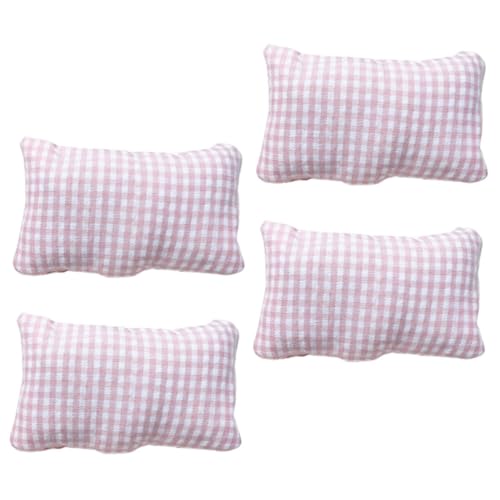 HONITANO 4 Stück Teiliges Mini Sofa Kissen Puppenhaus Zubehör Realistische Miniatur Sofakissen aus Stilvolle Dekoration für Puppenhaus und Miniaturmöbel HONITANO 4 Stück Teiliges Mini Sofa Kissen Puppenhaus Zubehör Realistische Miniatur Sofakissen aus Stilvolle Dekoration für Puppenhaus und Miniaturmöbel von HONITANO