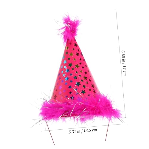 HONITANO 4 Stück Teiliges Stars Cone Partyhüte aus Bunte Geburtstagskegel für Erwachsene Dekorative Fotorequisiten für Fröhliche Familienfeiern und Unvergessliche Partymomente HONITANO 4 Stück Teiliges Stars Cone Partyhüte aus Bunte Geburtstagskegel für Erwachsene Dekorative Fotorequisiten für Fröhliche Familienfeiern und Unvergessliche Partymomente von HONITANO