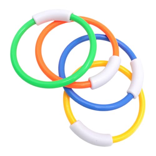 HONITANO 4 Stück Teiliges Tauchringe für Bunte Wasserspielzeuge für Pool Training Langlebige Schwimmringe mit Guter Wasser und Alterungsbeständigkeit Leicht und Kompakt für Schwimmanfänger HONITANO 4 Stück Teiliges Tauchringe für Bunte Wasserspielzeuge für Pool Training Langlebige Schwimmringe mit Guter Wasser und Alterungsbeständigkeit Leicht und Kompakt für Schwimmanfänger von HONITANO