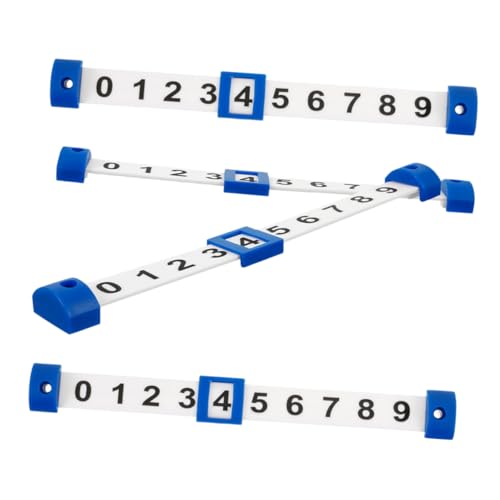 HONITANO 4 Stück Teiliges Tischkicker Score Counter Robuster Punktezähler mit Leichtgängiger Schiebemechanik Kindersicherer Fußballspiel Zähler Kompatibel mit Standard Tischfußball Zubehör von HONITANO