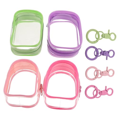 HONITANO 4 Stück Transparente Mini Figuren displaytasche mit Schlüsselanhänger Staubschutz Tragetasche für Sammler Leichte Tragbare Tasche zur Präsentation und Aufbewahrung von HONITANO 4 Stück Transparente Mini Figuren displaytasche mit Schlüsselanhänger Staubschutz Tragetasche für Sammler Leichte Tragbare Tasche zur Präsentation und Aufbewahrung von von HONITANO