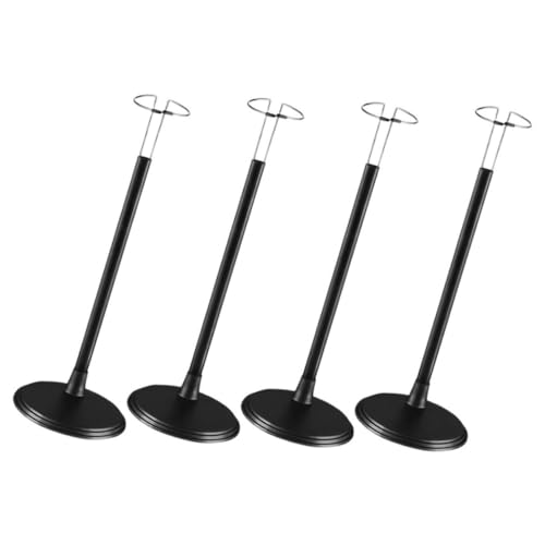 HONITANO 4 Stück Verstellbarer Schwarzer Puppenständer aus Stabilem Kunststoff mit Höhenverstellbarem Taillenclip für Figuren und Puppen DIY Displayständer für Sammlungen HONITANO 4 Stück Verstellbarer Schwarzer Puppenständer aus Stabilem Kunststoff mit Höhenverstellbarem Taillenclip für Figuren und Puppen DIY Displayständer für Sammlungen von HONITANO