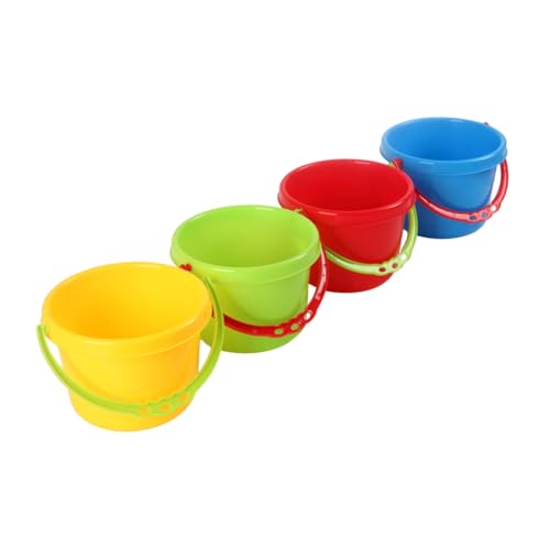 HONITANO 4 Teiliges Mini Plastikeimer für Bunte Wasserspielzeuge für Strandspaß Kindersicherer Sandspielzeug Eimer für Kindergarten und Sandburgen Am Meer Zufällige HONITANO 4 Teiliges Mini Plastikeimer für Bunte Wasserspielzeuge für Strandspaß Kindersicherer Sandspielzeug Eimer für Kindergarten und Sandburgen Am Meer Zufällige von HONITANO
