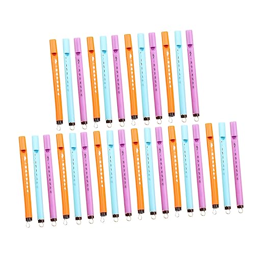 HONITANO 40 Stück Mini Vogel Flöte Bunte Pfeifen für Kreative Musikinstrumente Leicht und Tragbar für Musikalische Aufführungen und Lernspiele Zufällige Farbe Zufällige Farbe von HONITANO