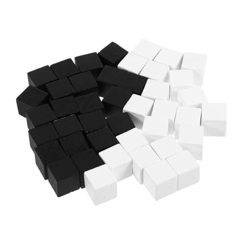 HONITANO 40 Stück Teiliges Mini Holz Spiel Schachfigurenset Kontrastreiche Quadratische Spielfiguren aus Kiefernholz Stabile und Wiederverwendbare Ersatzteile für Brettspiele und Denkspiele HONITANO 40 Stück Teiliges Mini Holz Spiel Schachfigurenset Kontrastreiche Quadratische Spielfiguren aus Kiefernholz Stabile und Wiederverwendbare Ersatzteile für Brettspiele und Denkspiele von HONITANO