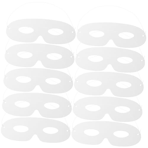 HONITANO 40 Stück Weiße Pappmasken zum Bemalen Halbe Gesichts Maskerade DIY Bastelset für Faschingsmasken Halloween und Karneval Kreative Kinderhandwerk Masken HONITANO 40 Stück Weiße Pappmasken zum Bemalen Halbe Gesichts Maskerade DIY Bastelset für Faschingsmasken Halloween und Karneval Kreative Kinderhandwerk Masken von HONITANO