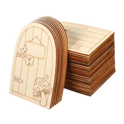 HONITANO 45 Stück Teiliges Miniatur Holz-Mini-Holztür Natürliche Textur DIY Bastelset für Feengarten Puppenhaus Baumdekoration Fantasievolle Gartendeko Langlebig und Vielseitig Einsetzbar HONITANO 45 Stück Teiliges Miniatur Holz-Mini-Holztür Natürliche Textur DIY Bastelset für Feengarten Puppenhaus Baumdekoration Fantasievolle Gartendeko Langlebig und Vielseitig Einsetzbar von HONITANO