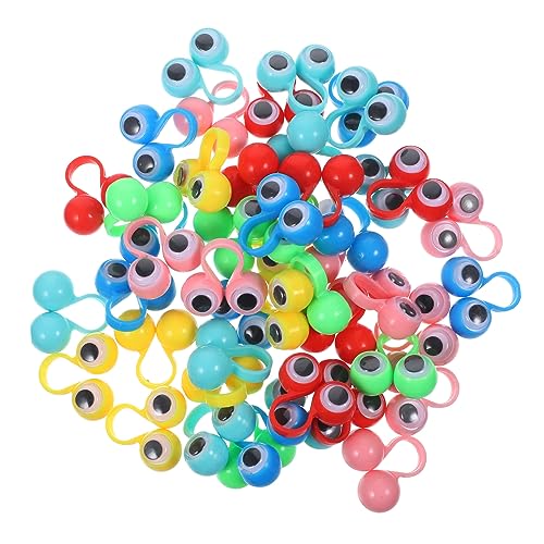 HONITANO Fingerpuppen Für Kleinkinder 48 Stück Augenspielzeug Augapfel Pädagogisches Interaktives Spielzeug Für Jungen Und Mädchen Partygeschenk von HONITANO
