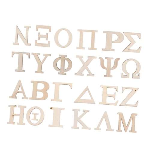 HONITANO 48 Stück Griechische Alphabetblöcke – Buchstabensteine aus Naturholz Für Kinder Buchstaben Für Pinnwände Lernspielzeug Sicheres Lernen Und Lustige Wortspiele HONITANO 48 Stück Griechische Alphabetblöcke – Buchstabensteine aus Naturholz Für Kinder Buchstaben Für Pinnwände Lernspielzeug Sicheres Lernen Und Lustige Wortspiele von HONITANO